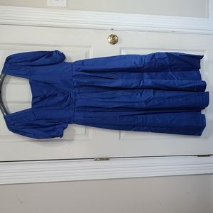 Blue Cinderella Laura Ashley dress and jacket set size 14